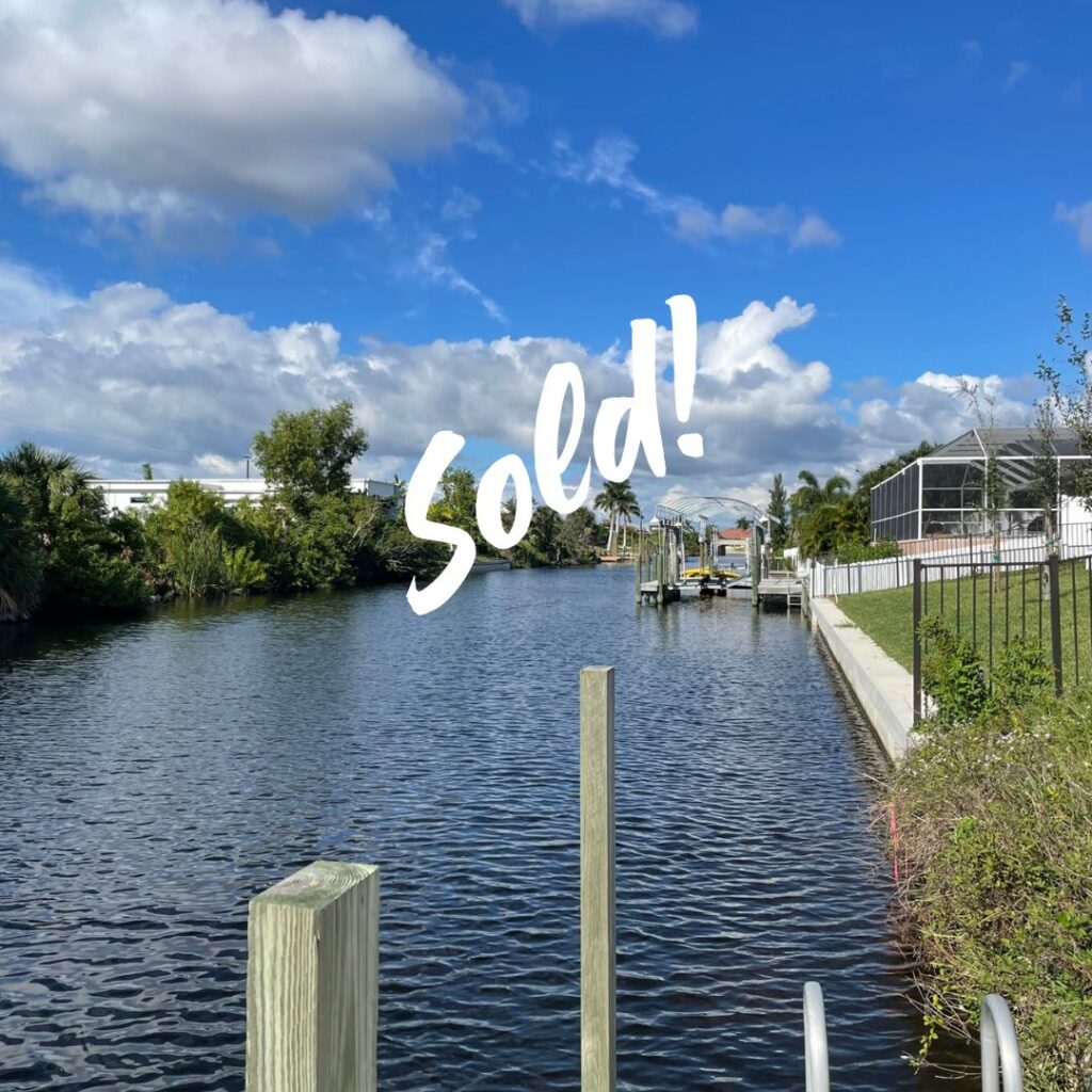 Salzwasser Grundstück Cape Coral zu verkaufen, Baugrundstueck, Wassergrundstueck