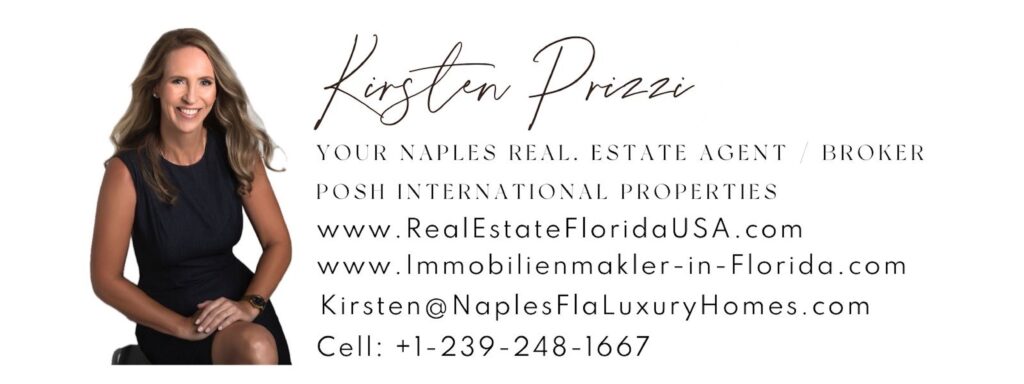 Deutsche Makler Naples Florida, Immobilienmakler Naples Florida USA Kirsten Senft Prizzi